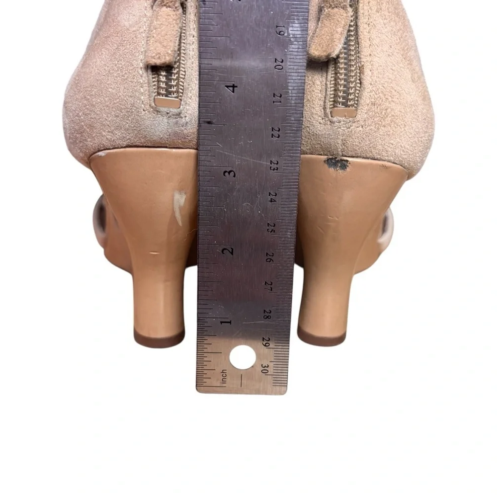 Franco Sarto Sedona Suede Crisscross Wedge Sandals – Sz 8M